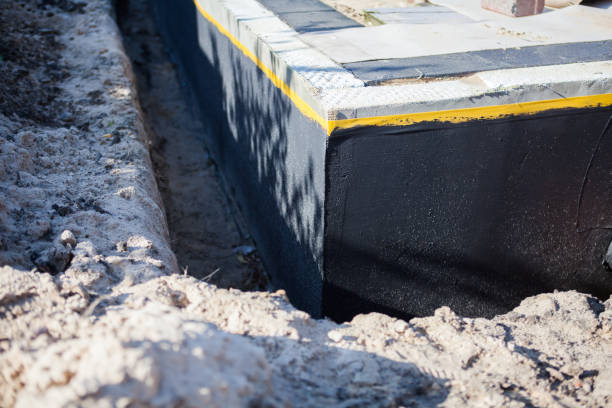 Residential Exterior Waterproofing installation at a Montezuma, IN home by SJ Waterproofing Pros
